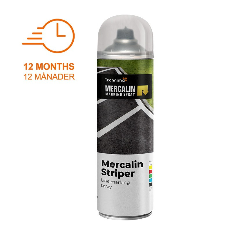 Mercalin striper : Sprayfärg för Linjemarkering