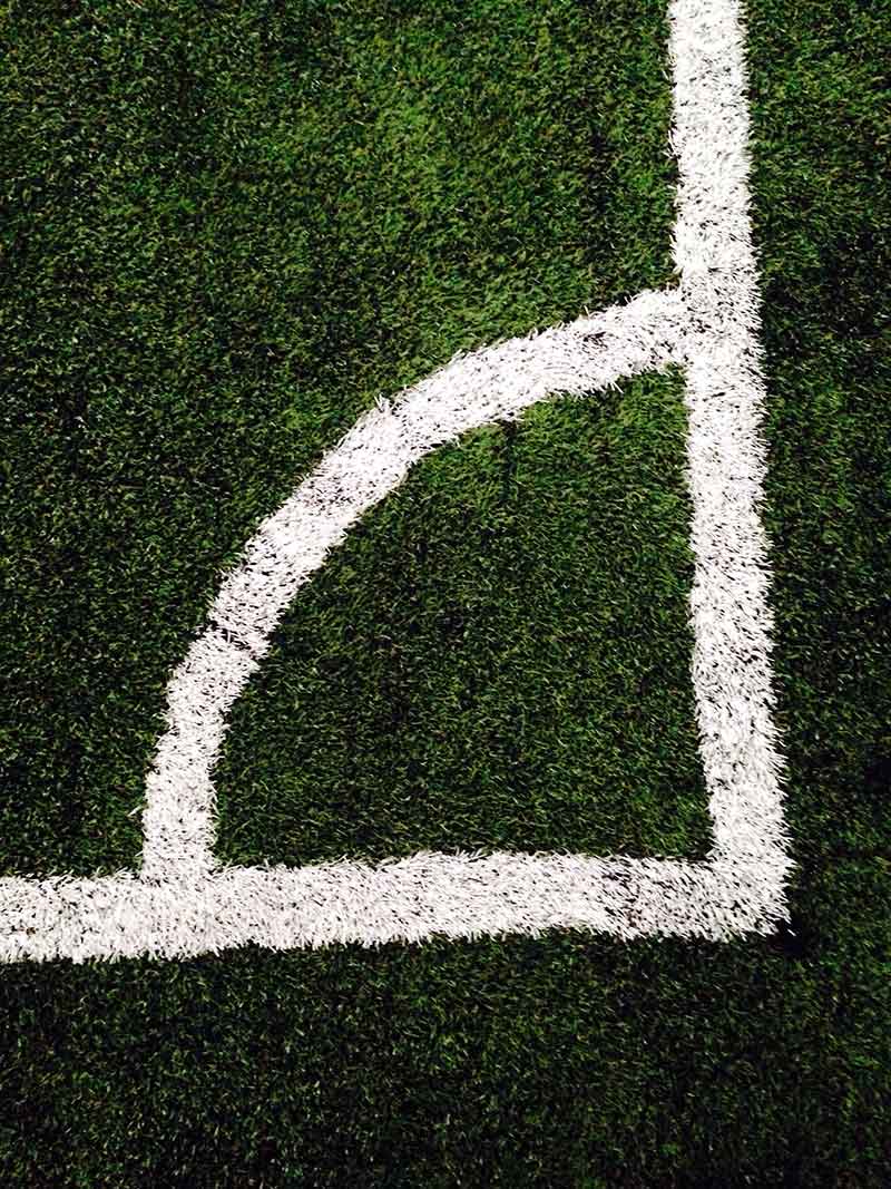line marking on sport field” style=